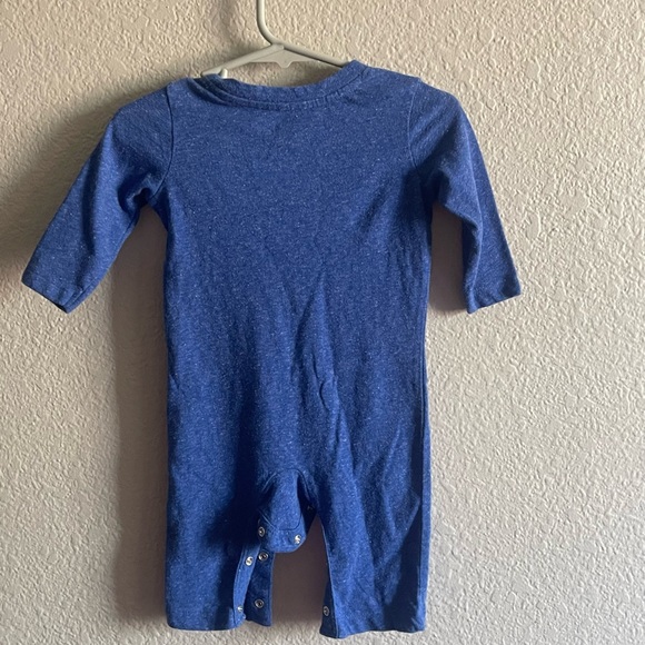 Baby Boy Henley Onesie - Picture 4 of 4